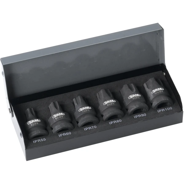 Douille A Chocs 1/2'' Resistorx Plus - Coffret De 6 SAM Outillage - DOUCHORTORX