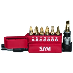 Embout De Vissage Avec Cle 1/4'' - Coffret De 7 SAM Outillage - EMB-7