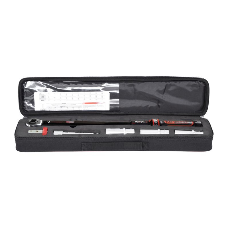 KS TOOLS Jeu De Clés Dynamométriques ERGOTORQUEbasic 1/2" 40-200 Nm - 6 Pièces - Précision Professionnelle