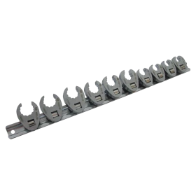 Jeu De 10 Embouts Crowfoot 12 Pans 10 À 19Mm Sur Rack King Tony - 1E10MR