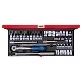 Coffret 3/8"  34Pièces Version 12 Pans King Tony - 3034MR01