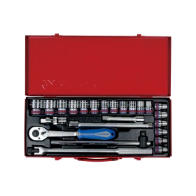 Coffret 1/2" 24 Pièces Sae King Tony - 4026SR03