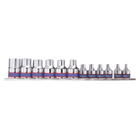 Jeu De 12 Douilles 3/8" Et 1/2" Torx E4 À E20 King Tony - 7113PR