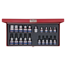 Coffret 3/8-1/2 Torx Tamper 20 Pièces King Tony - 7120PR01