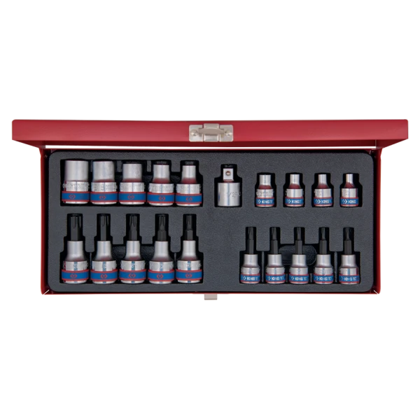 Coffret 3/8-1/2 Torx Tamper 20 Pièces King Tony - 7120PR01