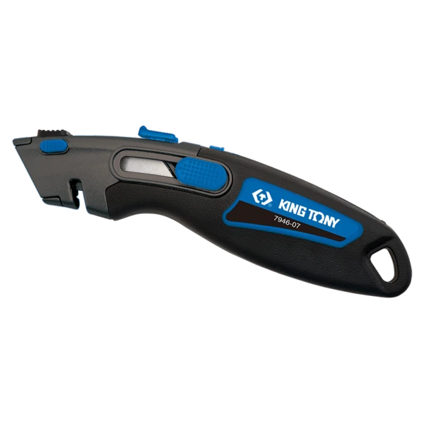 Cutter 180Mm"2En1" Lame Auto Rétractable Ou Fixe King Tony - 794607