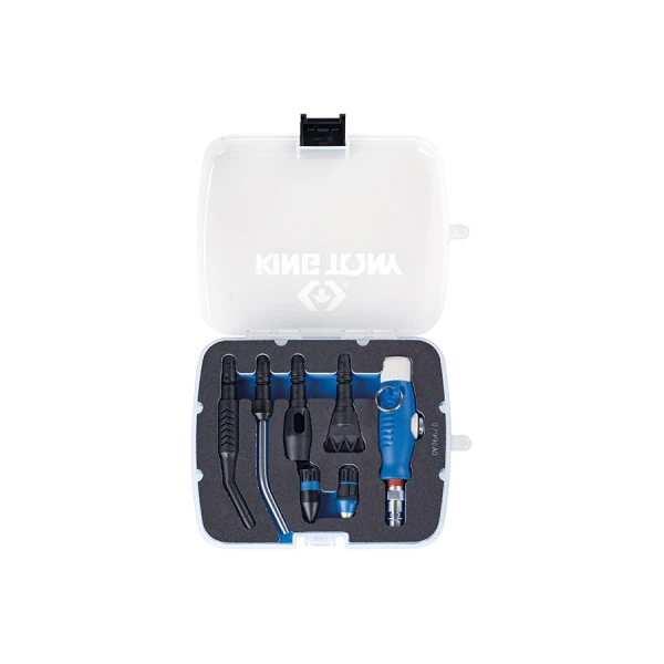 Coffret De Mini Soufflette Progressive À Buses Interchangeables 7Pcs King Tony - 7990A0