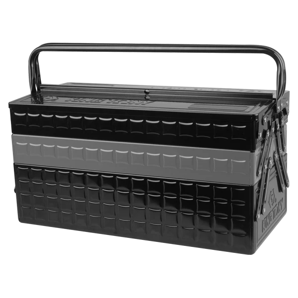 Caisse À Outils 470X220X260Mm - Finition Grise Et Noire King Tony - 87A05A0KG