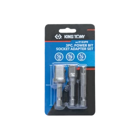 Jeu De 3 Adaptateurs Pour Douilles 1/4" 1/2" 3/8" King Tony - 9103PR