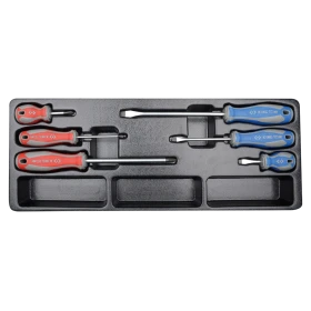 Plateau Thermoformé 6 Tournevis King Tony - 931006MR