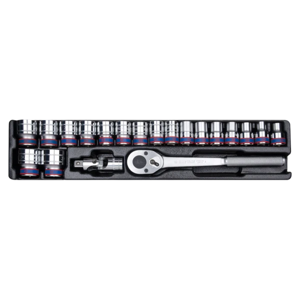 Module Douilles 1/2" 6 Pans - 20 Pièces King Tony - 94319MR02