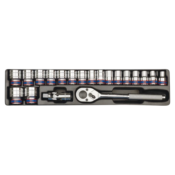 Module Douilles 1/2" 6 Pans 20 Pièces King Tony - 94319MR05