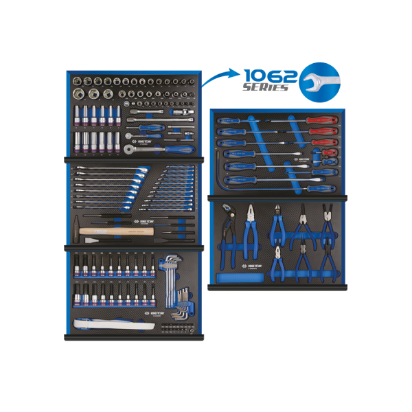 Composition 163 Outils Evawave Pour Servante Modulable 874516Ba King Tony - 951008MED2