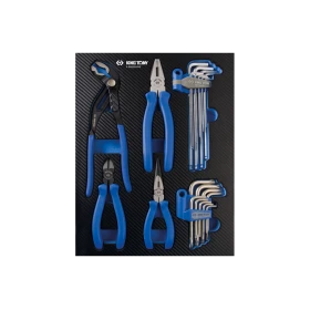 Module Mousse + Pp 22 Pièces Pinces Et Clés Mâles King Tony - 990222MRE