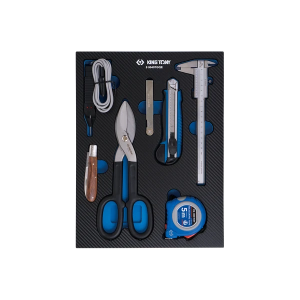 Module Mousse + Pp  7Pcs Mesure Et Coupe King Tony - 990407GQE