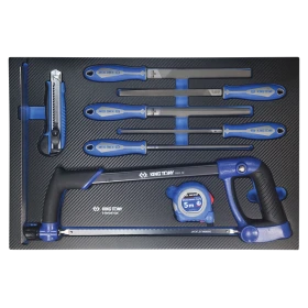 Module Mousse + Pp  9 Pcs Scie Et Limes  King Tony - 990409TQE