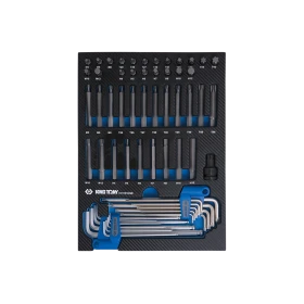 Module Mousse + Pp  61Pcs Embouts Et Clés Mâles  King Tony - 991161CQE