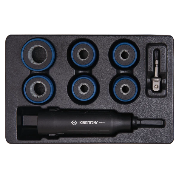 Coffret De Brosses De Nettoyage Pour Goujons De Roues - 8 Pièces King Tony - 9BK7008