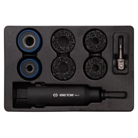 Coffret De Brosses De Nettoyage Pour Goujons De Roues - 8 Pièces King Tony - 9BK7009