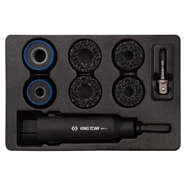 Coffret De Brosses De Nettoyage Pour Goujons De Roues - 8 Pièces King Tony - 9BK7009