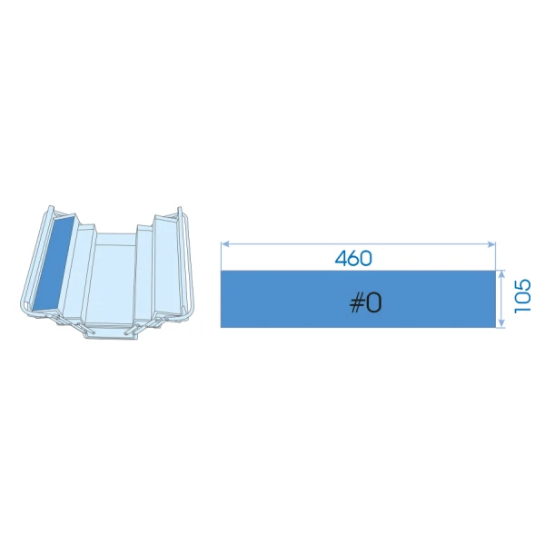 Thermoformé 6 Tournevis Lame Traversante King Tony - 930206MR