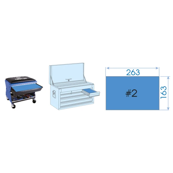 Thermoformé 4 Pinces Circlips Pour Coffre King Tony - 942114GP