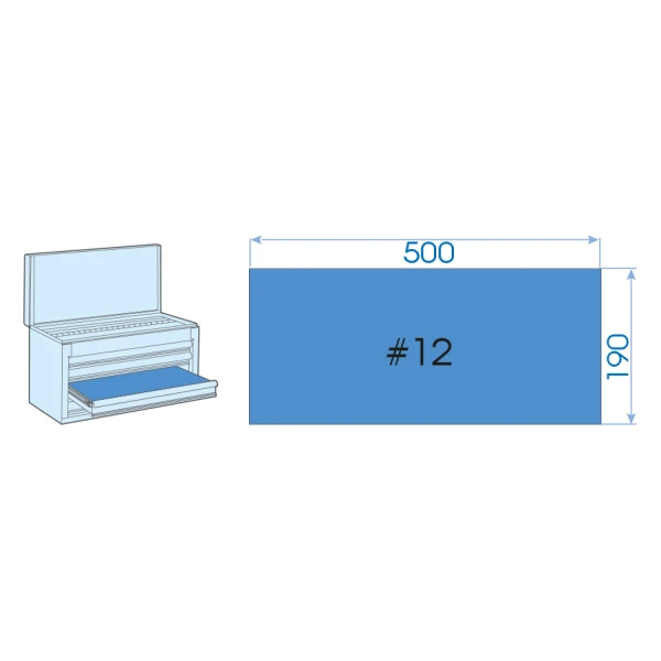 Module Douilles Tournevis 3/8 Et 1/2 Et Clés Mâles Pour Servante 24 P King Tony - 990113MA