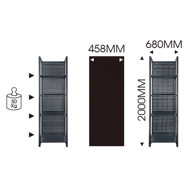 Étagère De Rangement À 4 Niveaux 680Mm King Tony - 87D1120AK