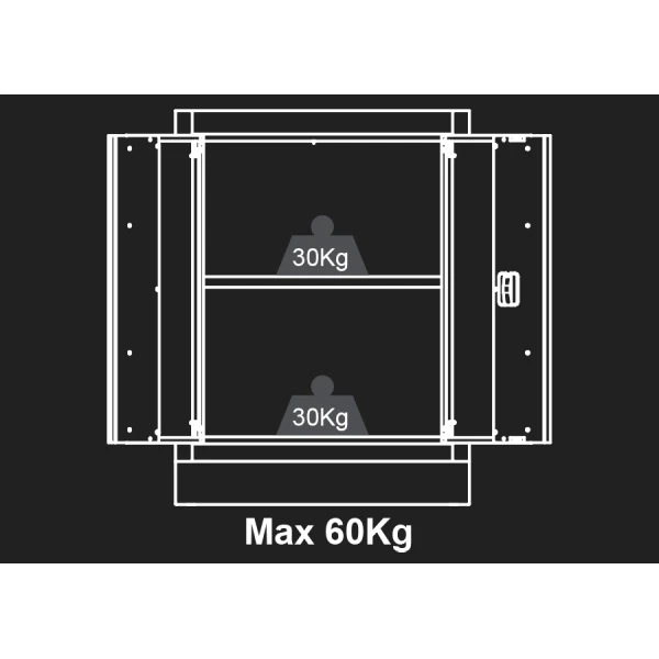 Coffre De Rangement 2 Portes King Tony - 87D1103AKB