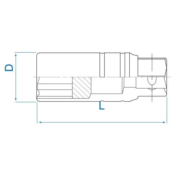 Douille Pour Bougie 12 Pans 14Mm Renault King Tony - 463014RC