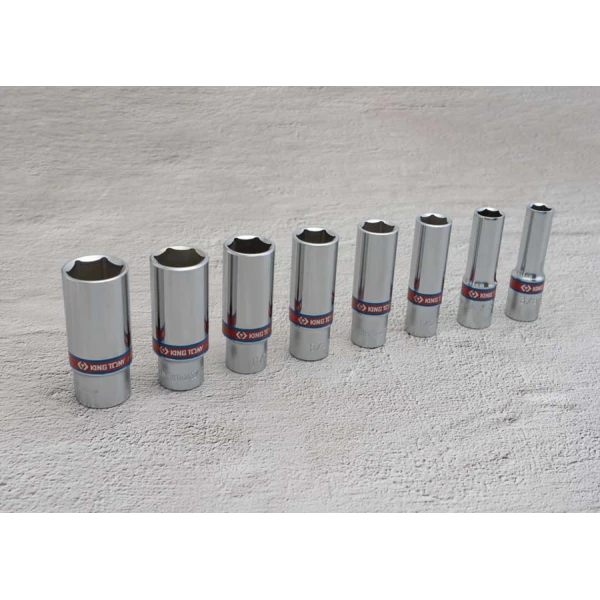 Coffret 3/8"  8 Pièces Sae King Tony - 3508SR