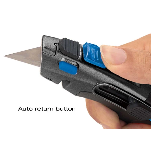 Cutter 180Mm"2En1" Lame Auto Rétractable Ou Fixe King Tony - 794607