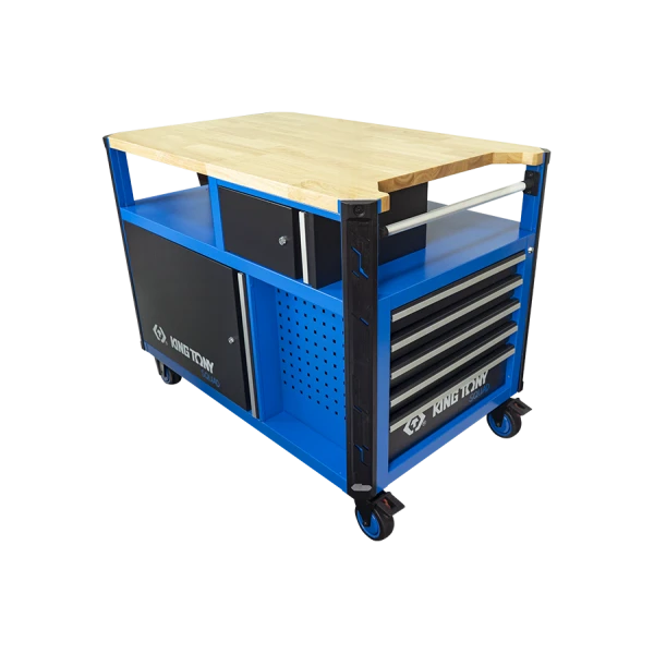 Etabli Mobile "Superb Workbench" 10Tiroirs Plan De Travail Bois Squad King Tony - 87SQ3410BABK