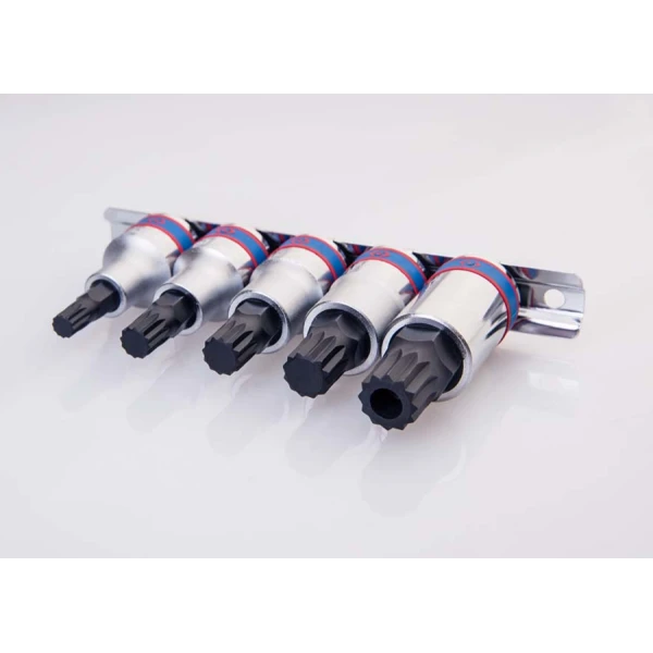 Rail De 5 Douilles 1/2"  Spline M8 À M16 King Tony - 4105PR