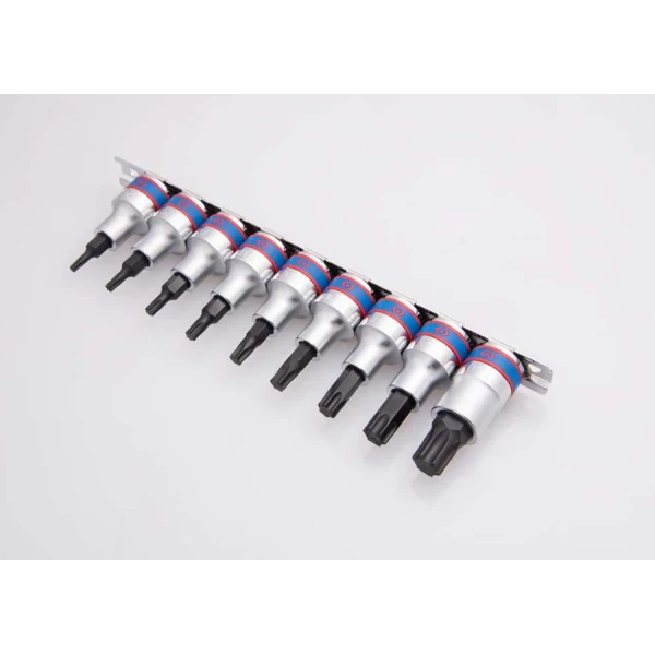 Rail De Douilles 1/2" Torx® - 9 Pièces King Tony - 4109PR10