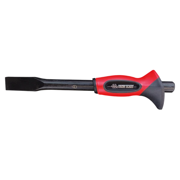 Burin En Acier Bruni Avec Poignée Bi-Matière L:225Mm Avec Lame 25Mm King Tony - 7622509BI