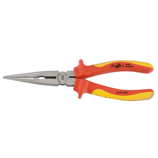 Pince À Becs Demi-Ronds 200Mm Isolées Vde En60900 King Tony - 631808A