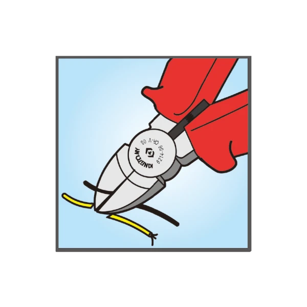 Pince Coupante Diagonale 165Mm Isolée Vde En60900 King Tony - 621606A