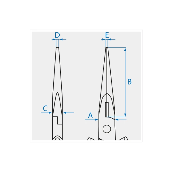Pince À Becs Demi-Ronds 154Mm King Tony - 636706