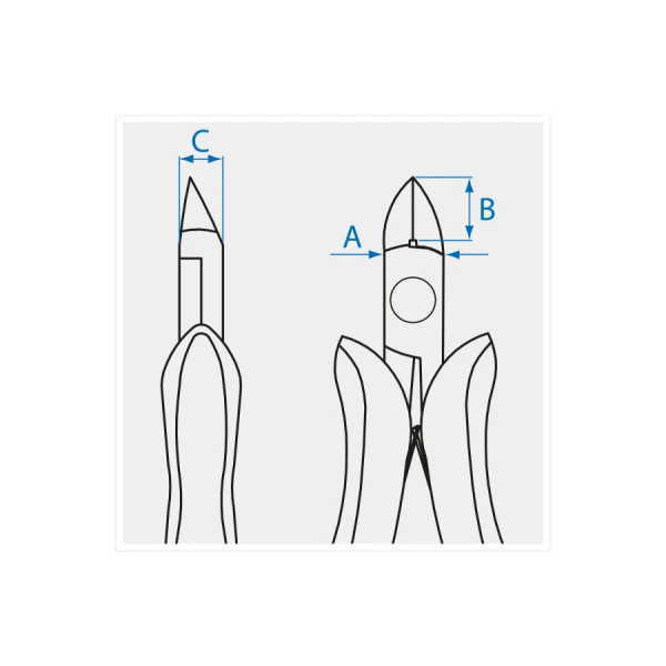Pince Coupante Diagonale Pour Plastique 118Mm King Tony - 692705