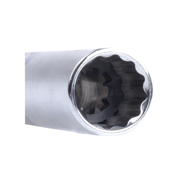 Douille Bougie 3/8 12 Pans 18 Mm Avec Retenue Ressort King Tony - 36B018
