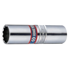 Douille Bougie 3/8 12 Pans 14 Mm Avec Retenue Caoutchouc King Tony - 36B014
