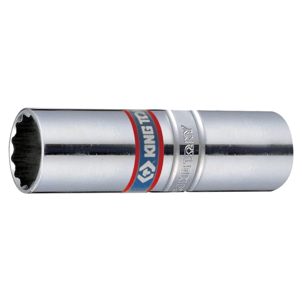 Douille Bougie 3/8" 12Pans 14Mm Avec Ressort King Tony - 36A014