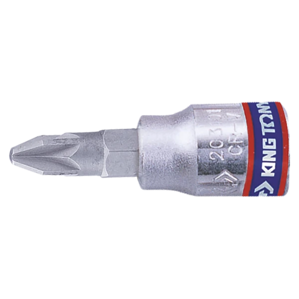 Douille Tournevis 1/4" Empreinte Pozidriv Pz2 King Tony - 203802