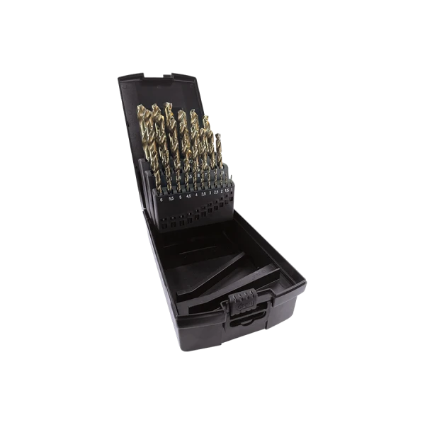 Coffret de forets HSS-E 5% de cobalt - 25pcs M7 - QEHSSC25