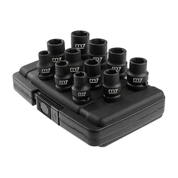 Coffret De 11 Douilles Impact 1/2" - 10 À 21Mm M7 - MB42011M1