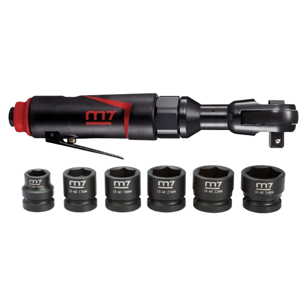Cliquet Pneumatique 1/2" + 6 Douilles M7 - NE483MA