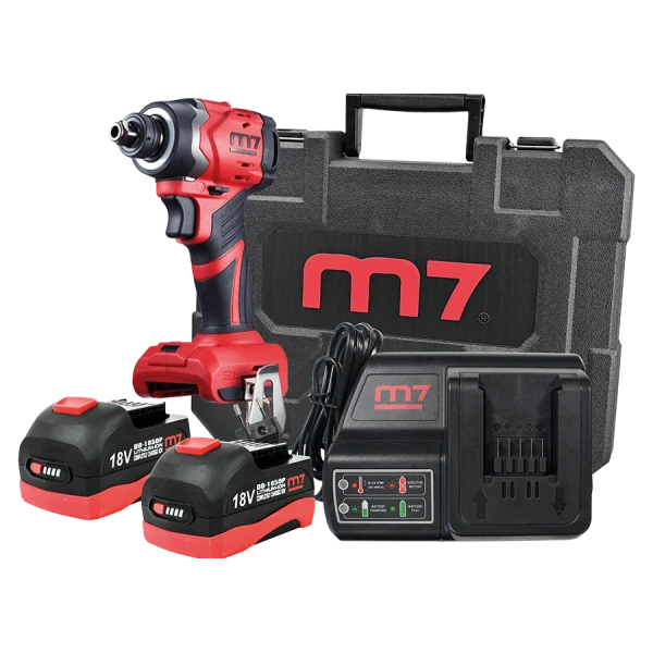 Visseuse À Percussions 18V + Chargeur + 2 Batteries 5Ah M7 - DS203A