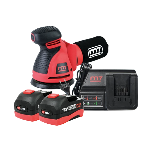 Ponceuse 18V 125mm Chargeur + 2 Batteries 5Ah M7 - DOS501A