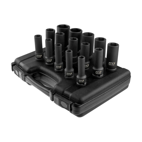 Coffret De 15 Douilles Longues Impact 1/2" - 10 À 32Mm M7 - MB43015M